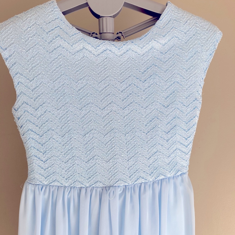 Girls Lt. Blue Formal Dress sz 14